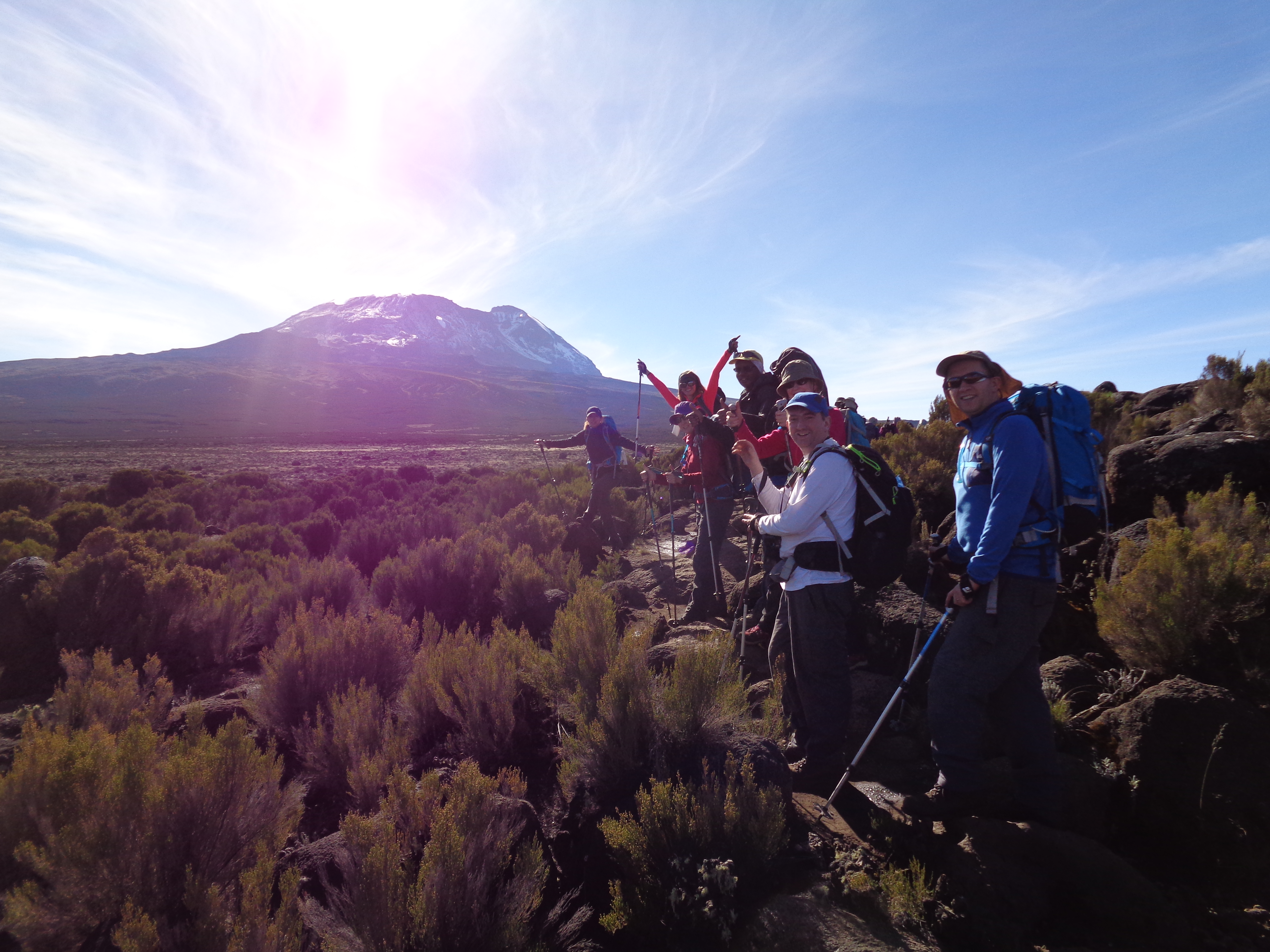 Daily Distances Traveled On The Lemosho Route Up Kilimanjaro