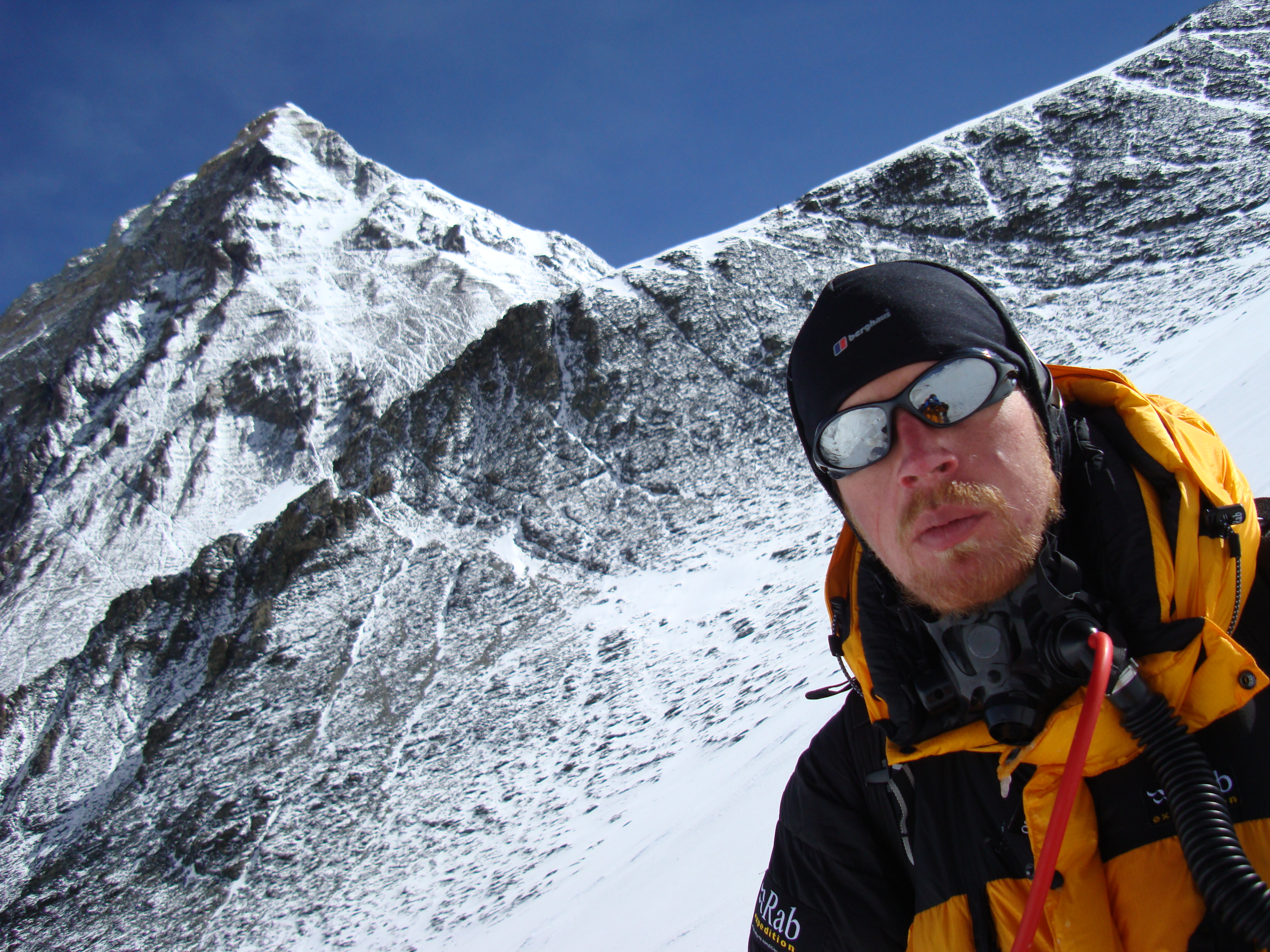 The Lhotse Face on Mount Everest