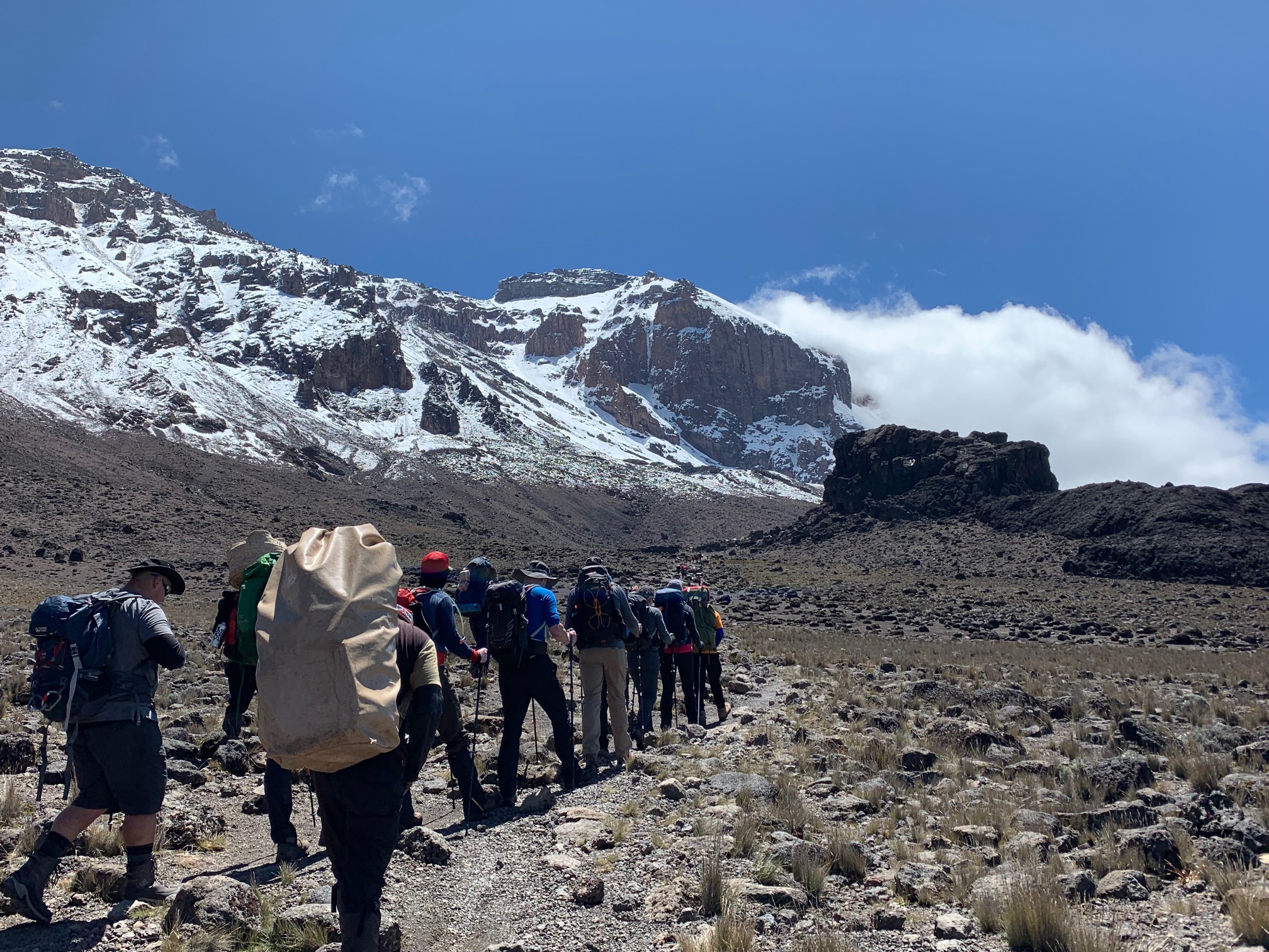 The Lava Tower on Kilimanjaro