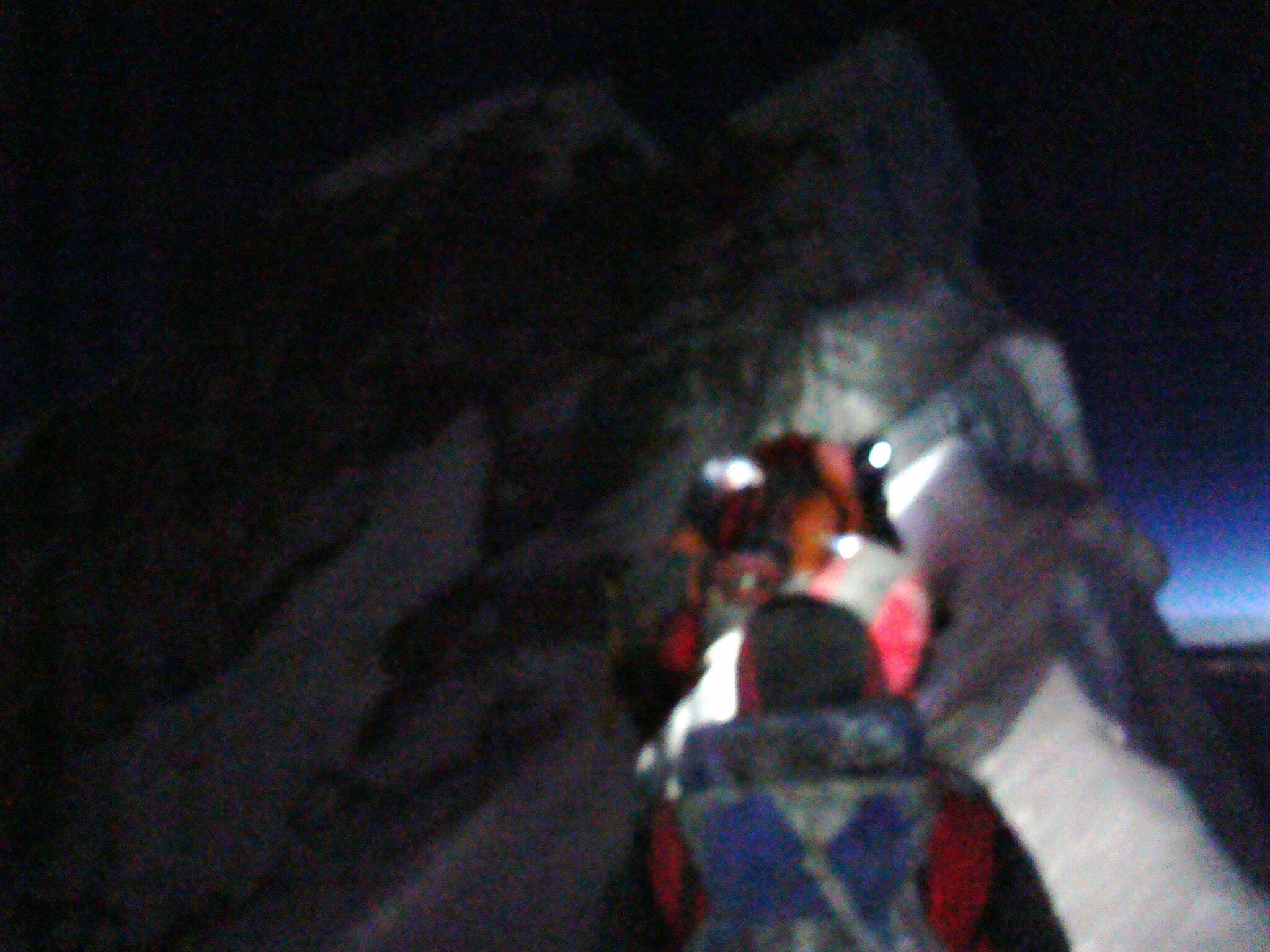 The knife edge ridge on Mount Everest.
