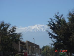Kilimanjaro from Moshi town