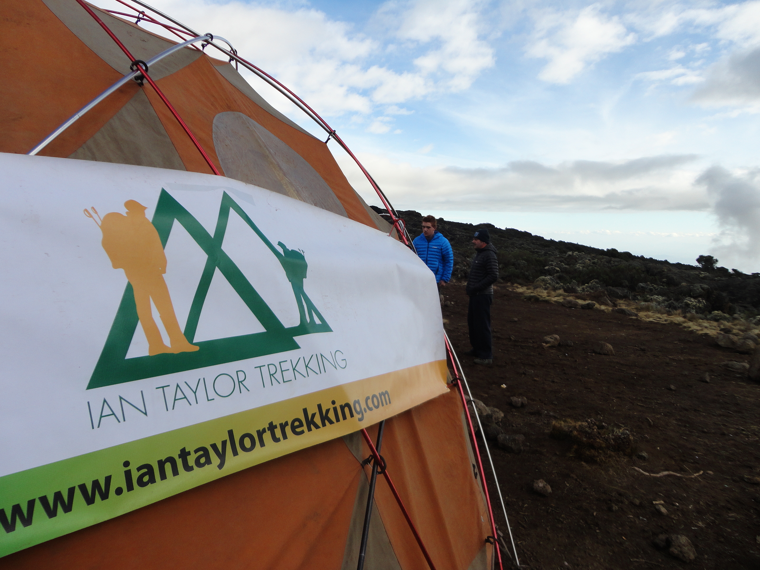 Ian Taylor Trekking on Kilimanjaro