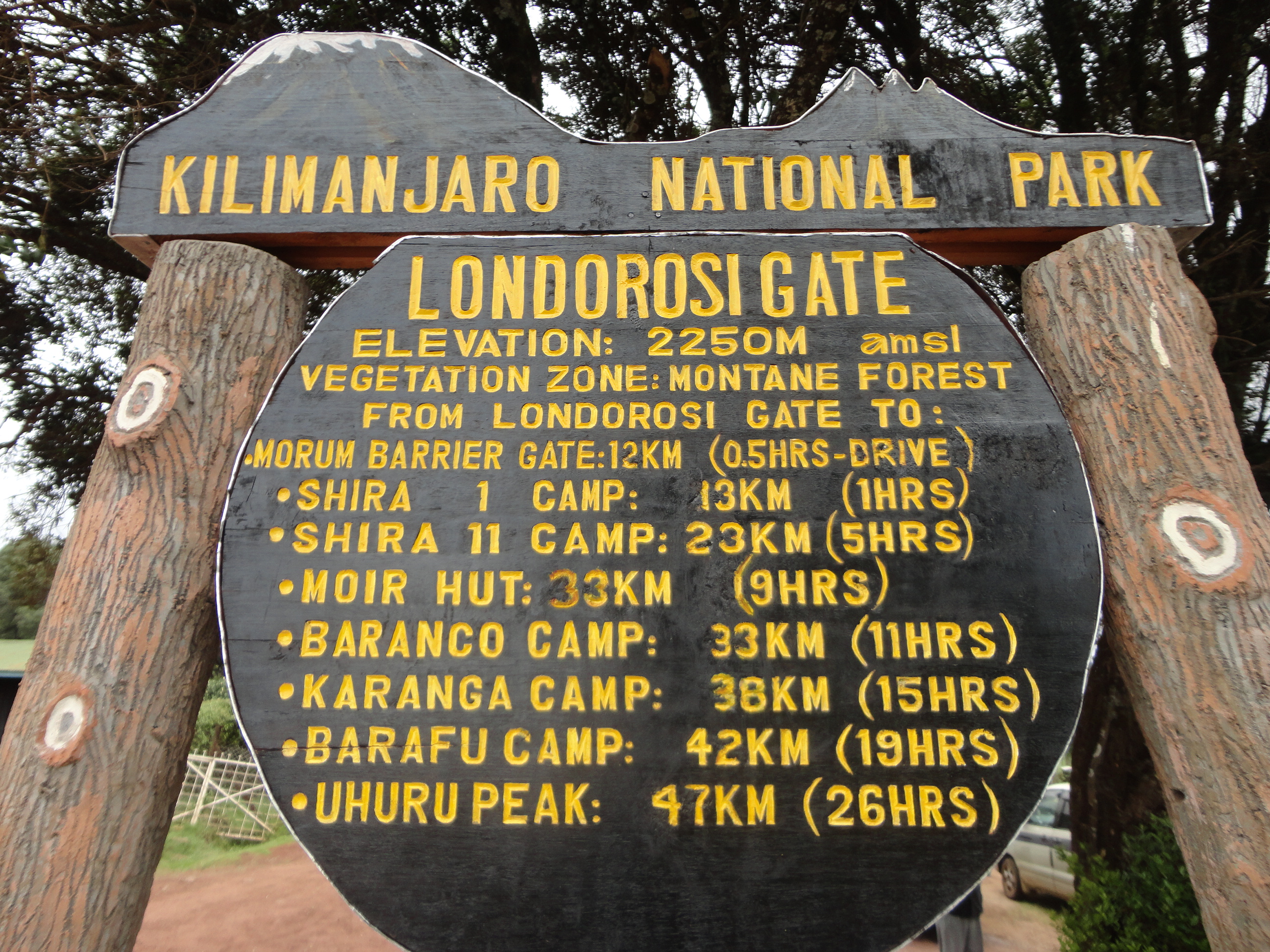 The Londrossi Gate on Kilimanjaro