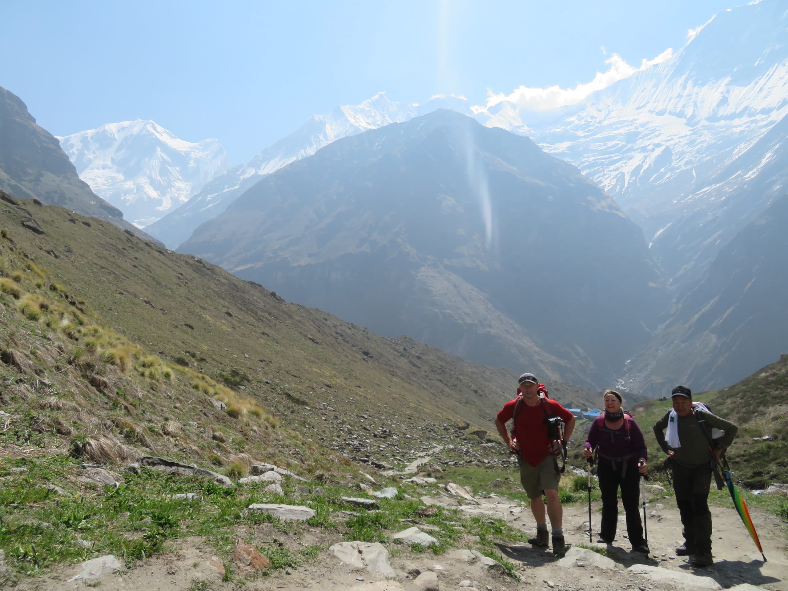 The valley that leads to Annapurna Base Camp