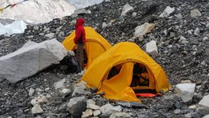 Our tents in Everest Base Camp 