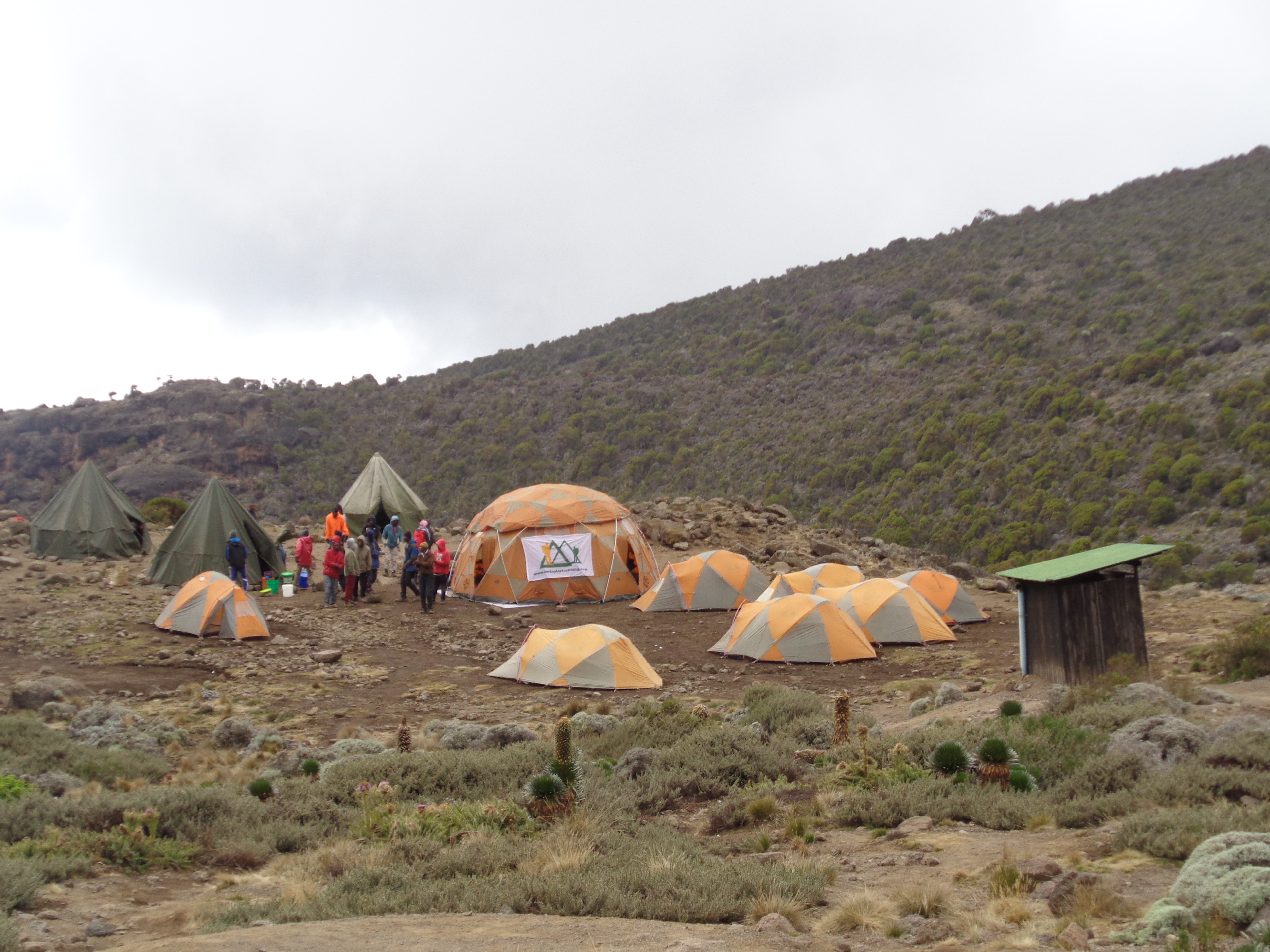 Barranco Camp on Kilimanjaro