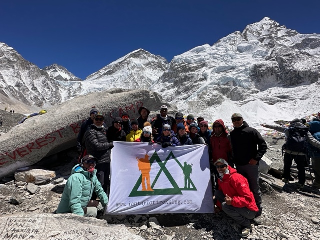 Elevation gains on the trek to Everest.