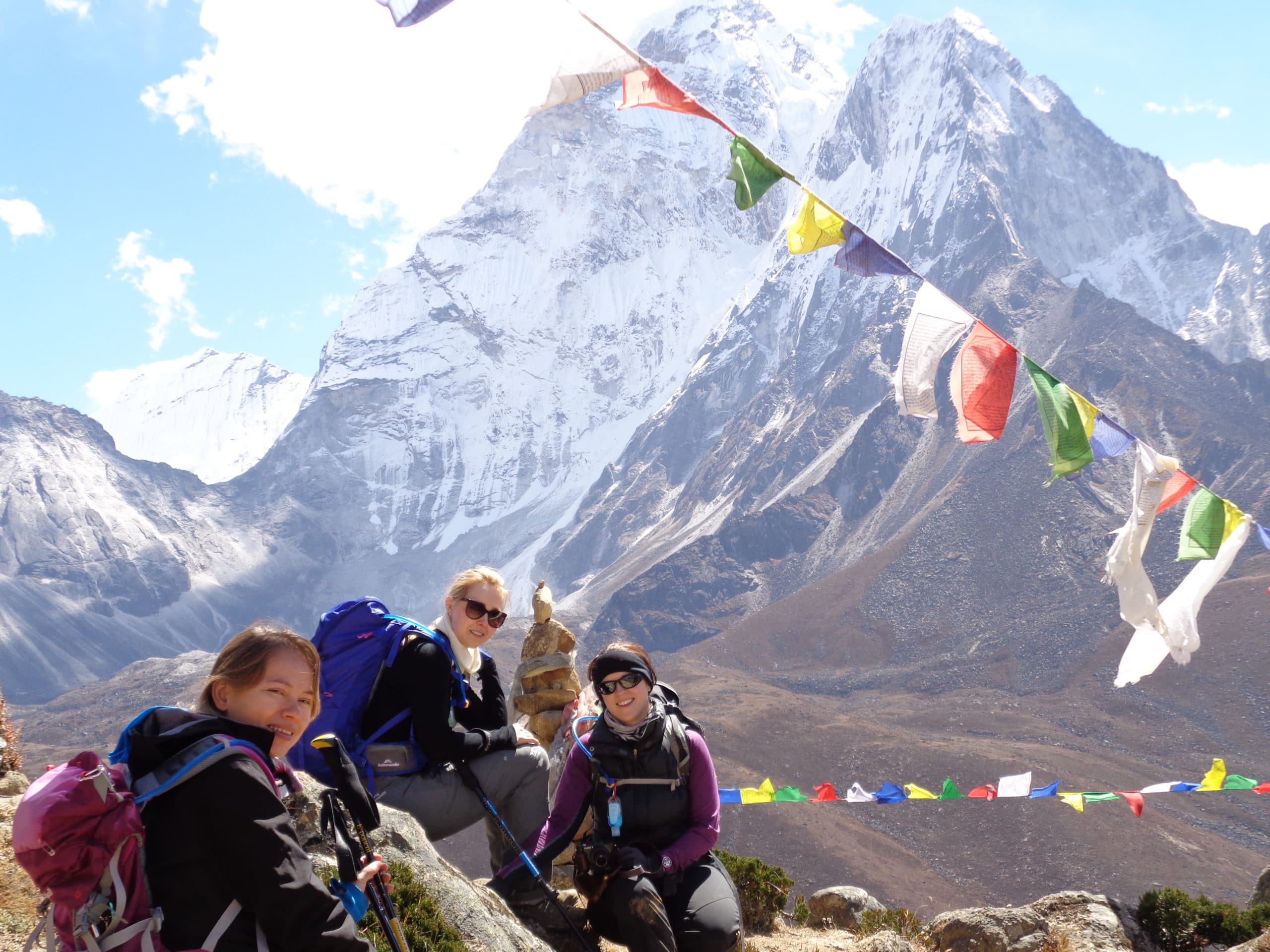 Ama Dablam from the trail to Mount Everest