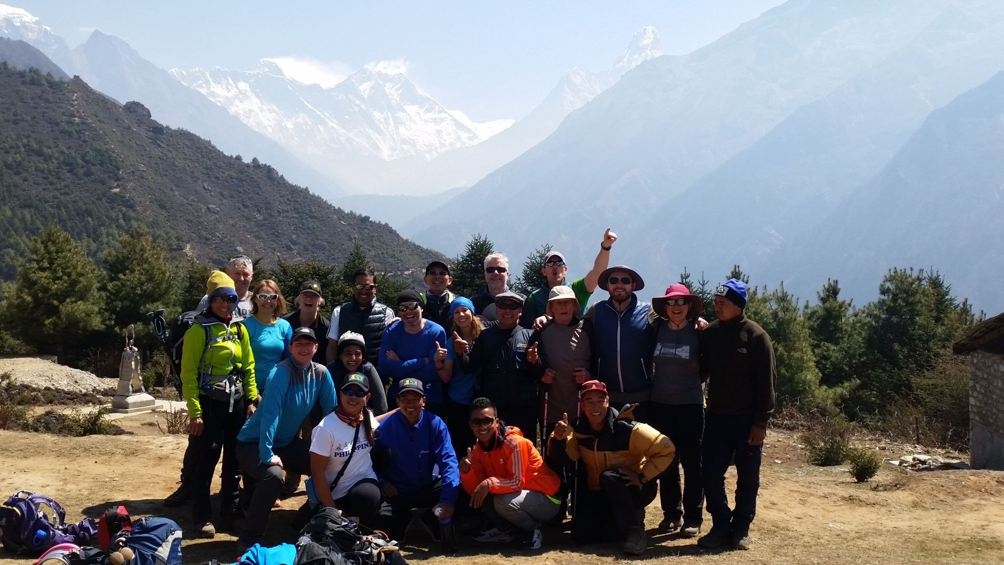 Ian Taylor Trekking team in the Everest Region