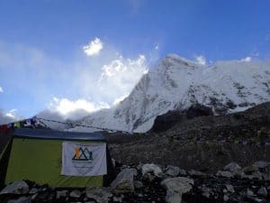 Sleeping at Everest Base Camp
