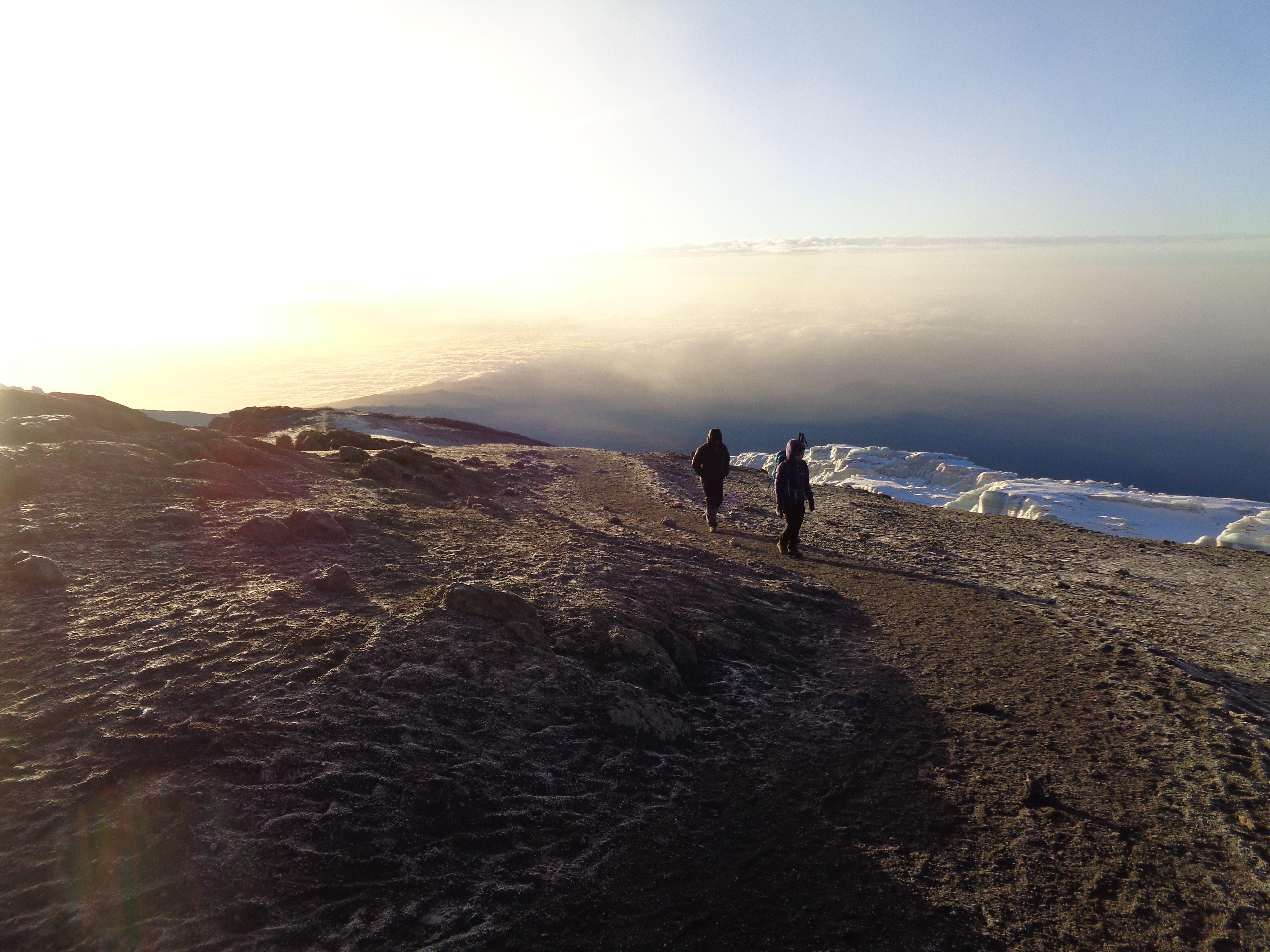 Climbing high on Mount Kilimanjaro