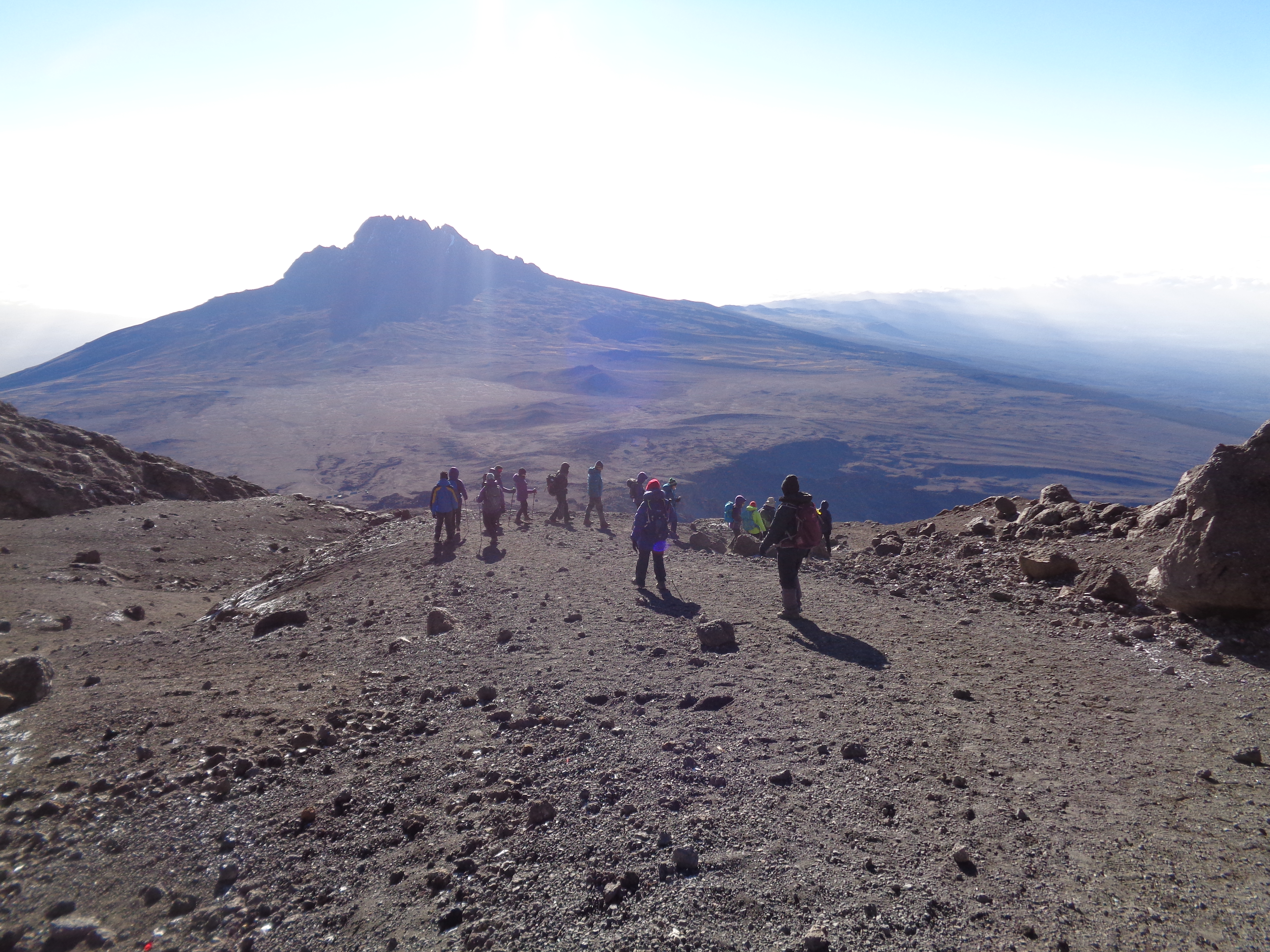 Coming off the Summit of Kilimanjaro 