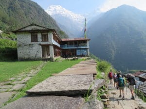The stunning views on the Annapurna Base Camp trek
