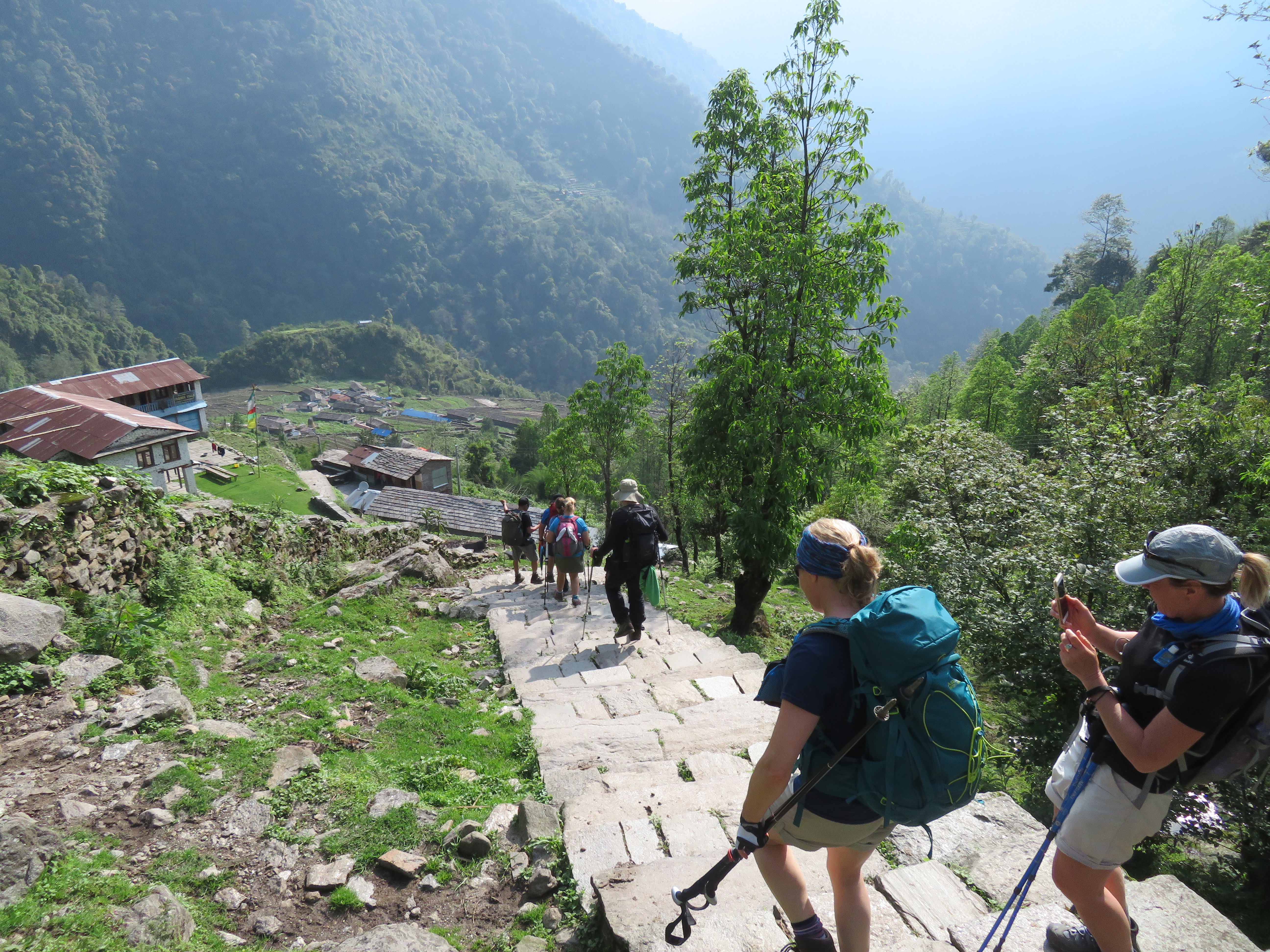 Some of the Stairs on the Annapurna Base Camp Trek