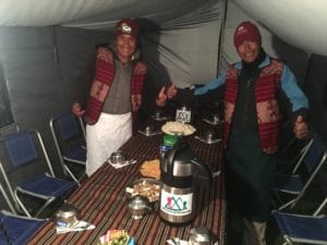 The Meal Tent on the Inca Trail