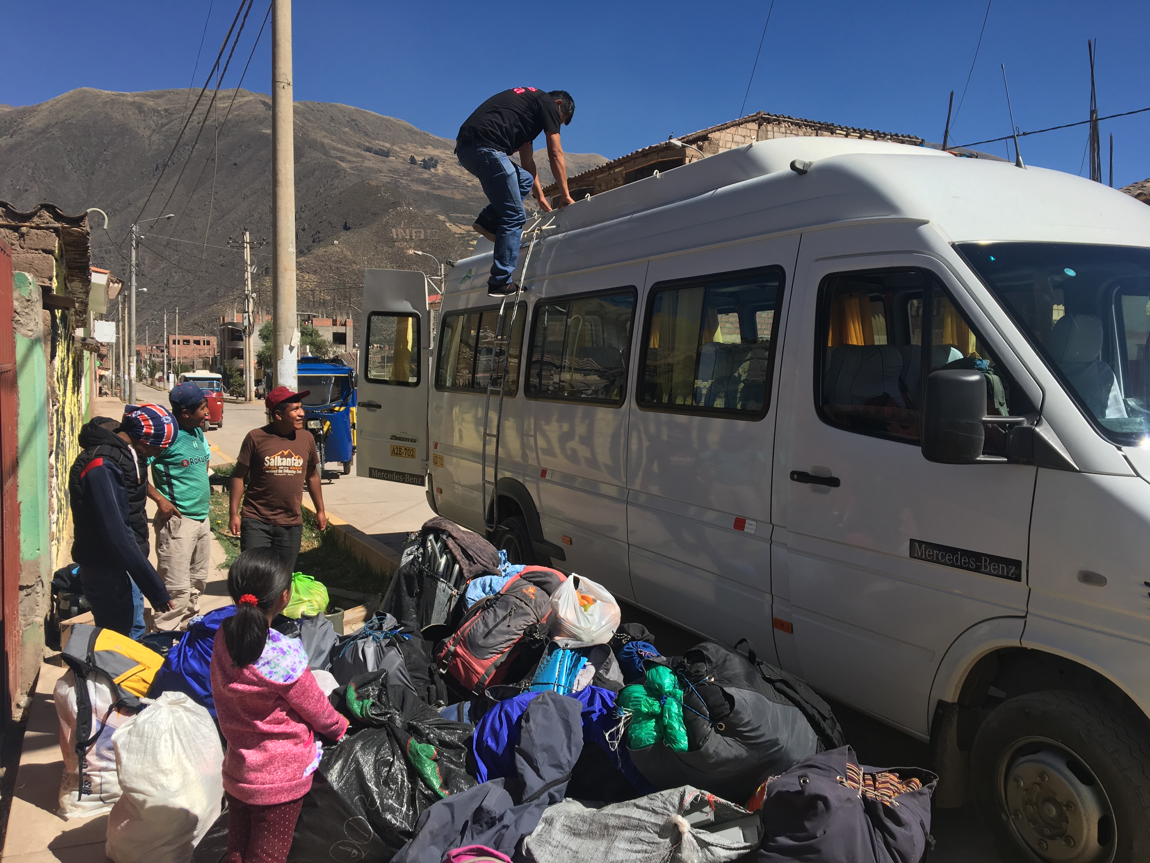 Preparing to Leave for the Inca Trail