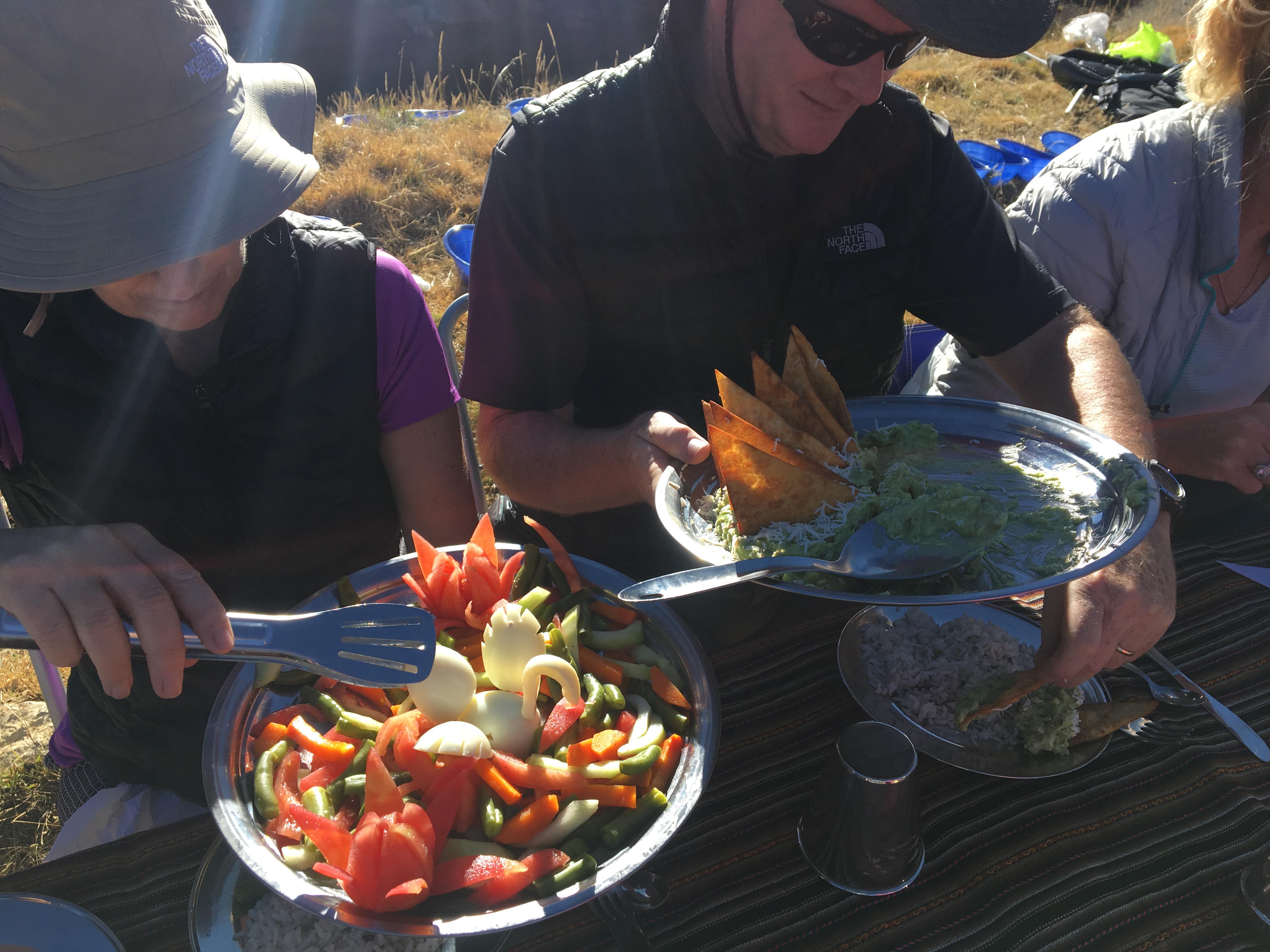Beautiful Meals on the Inca Trail