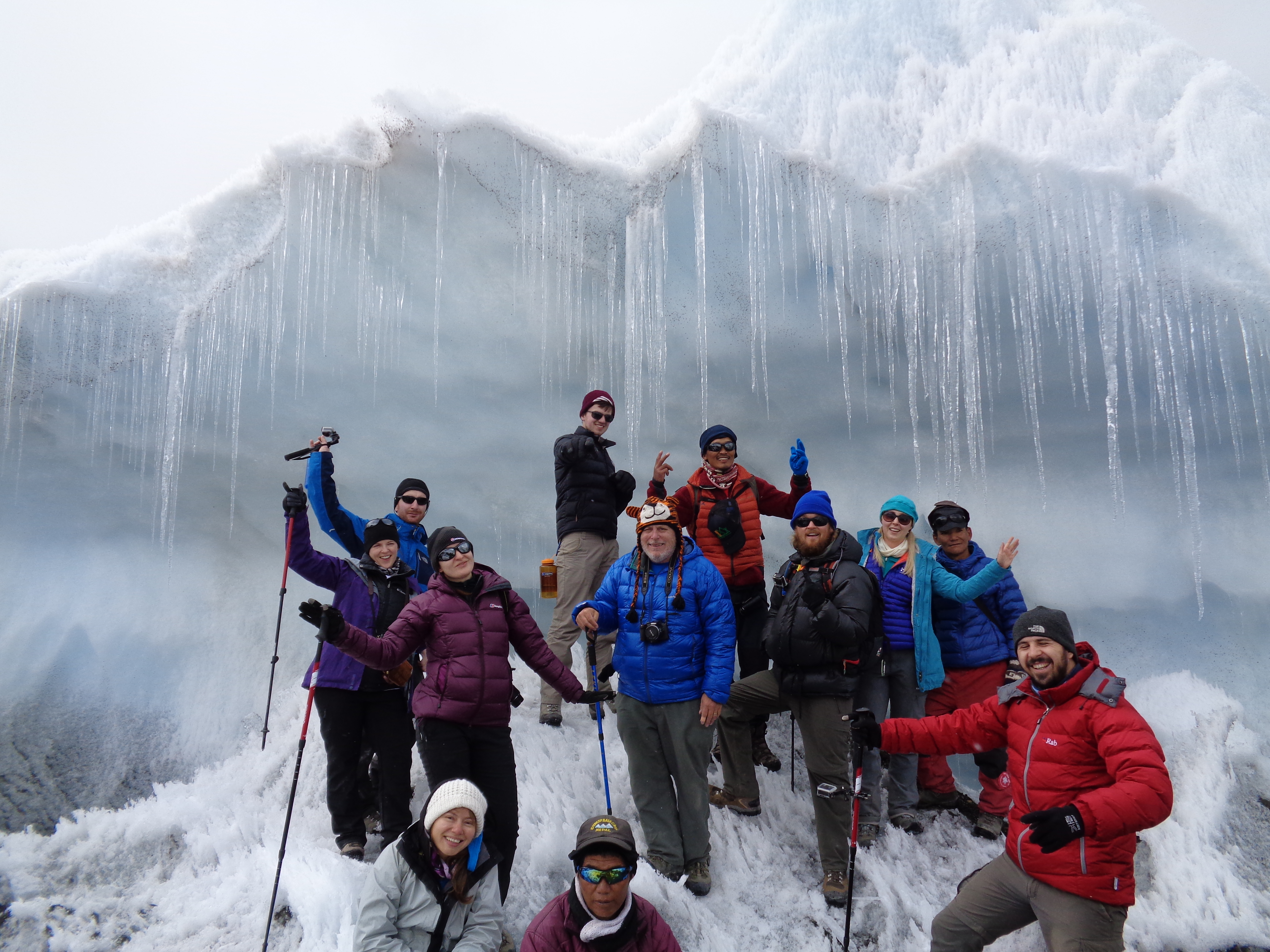 Ice Fall on Everest Base Camp