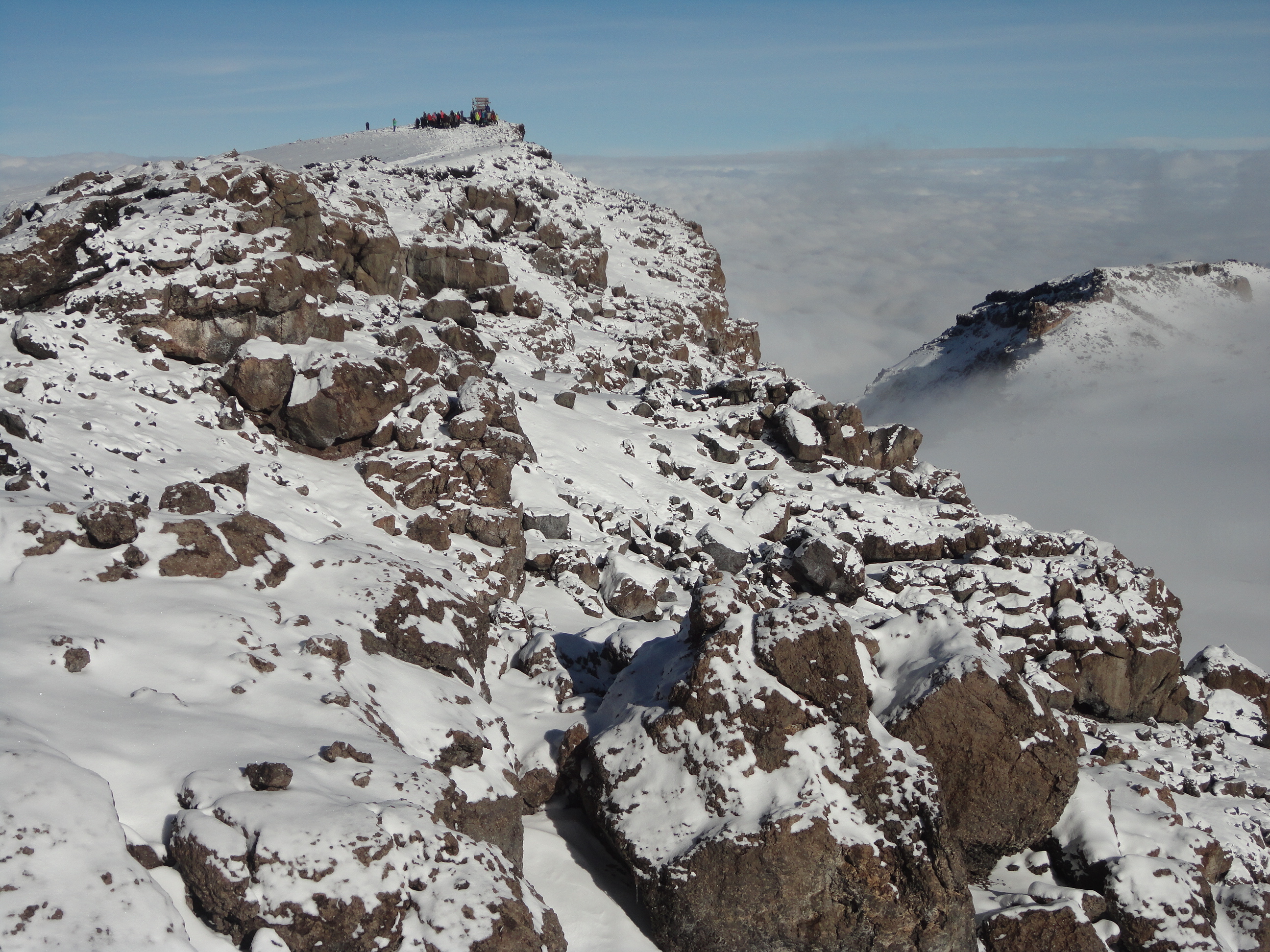 Looking Towards the Summit of Kilimanjaro
