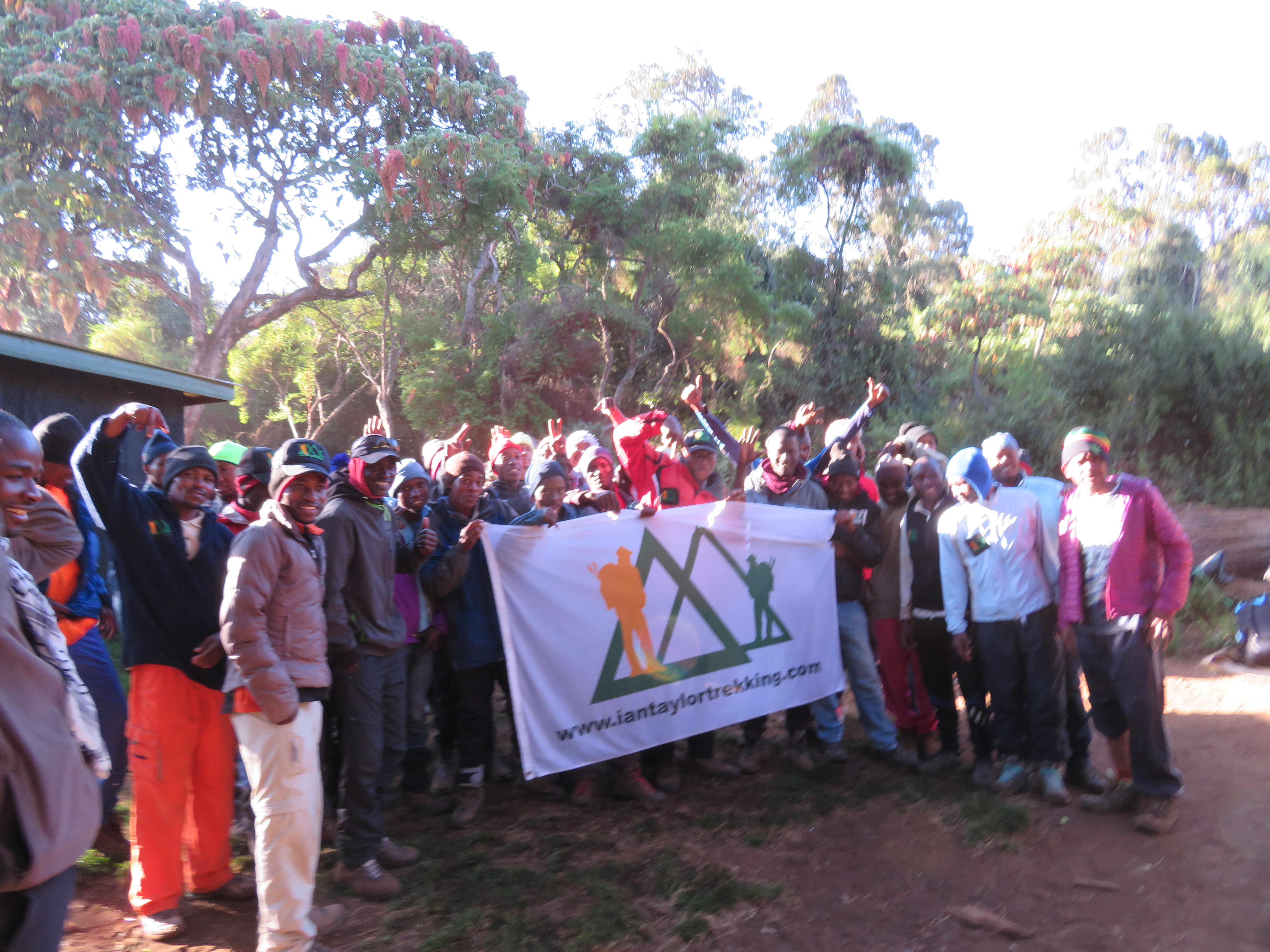 The Ian Taylor Trekking Kilimanjaro Team