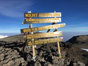 The Summit of Kilimanjaro