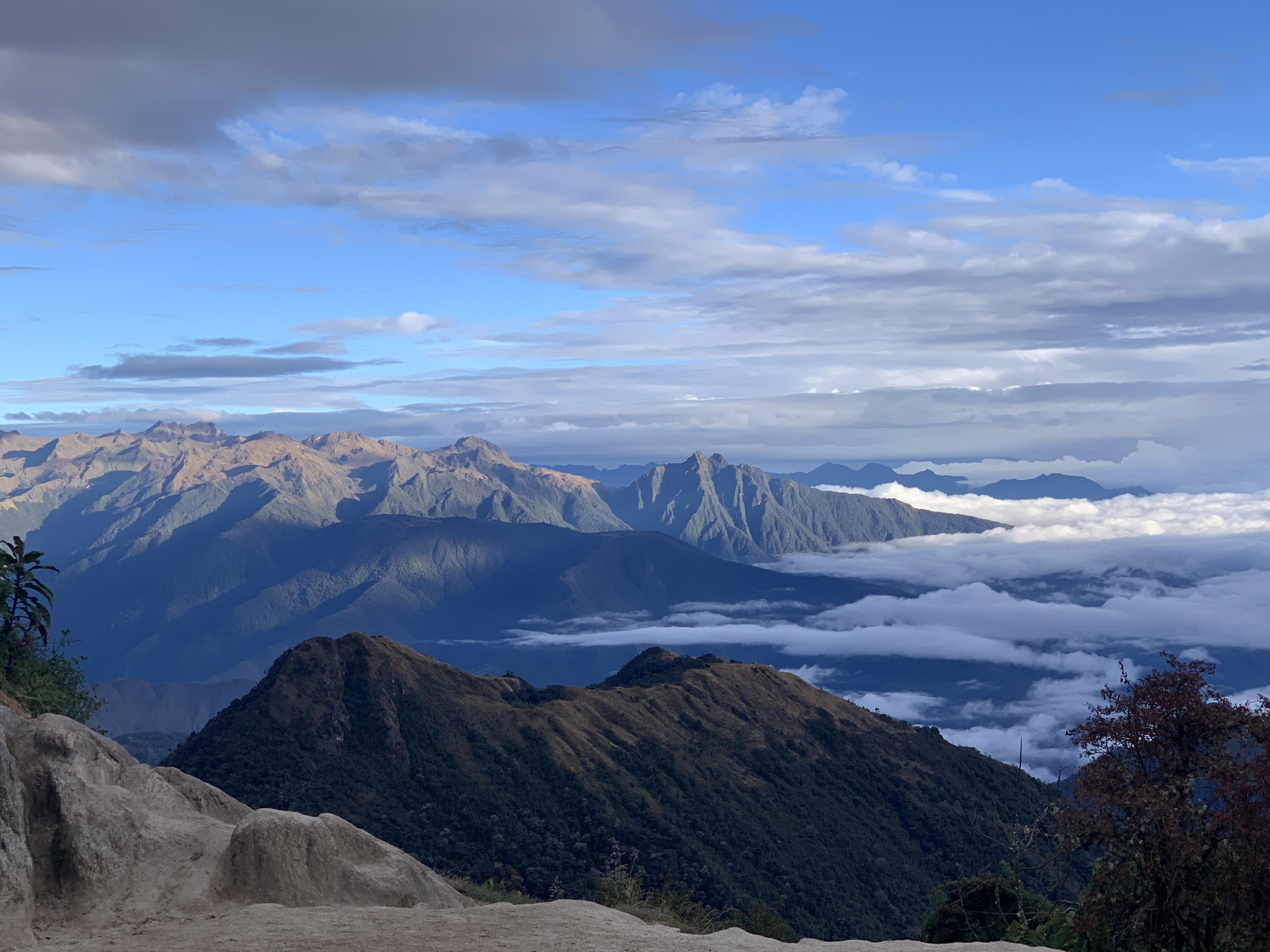 High above Machu Picchu
