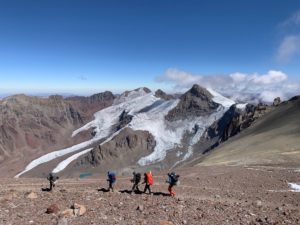 Training to climb Aconcagua