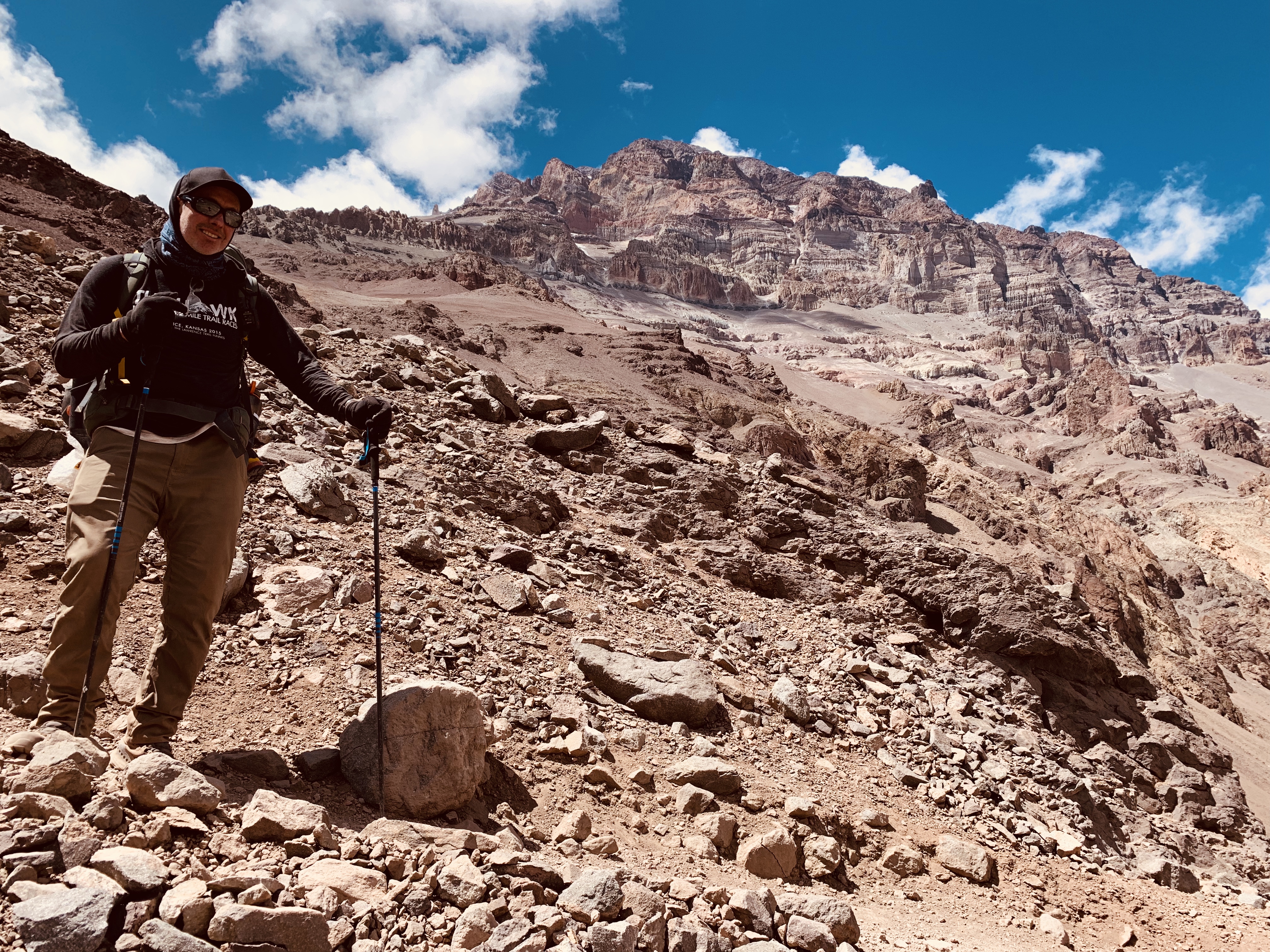 Training for the descent on Aconcagua