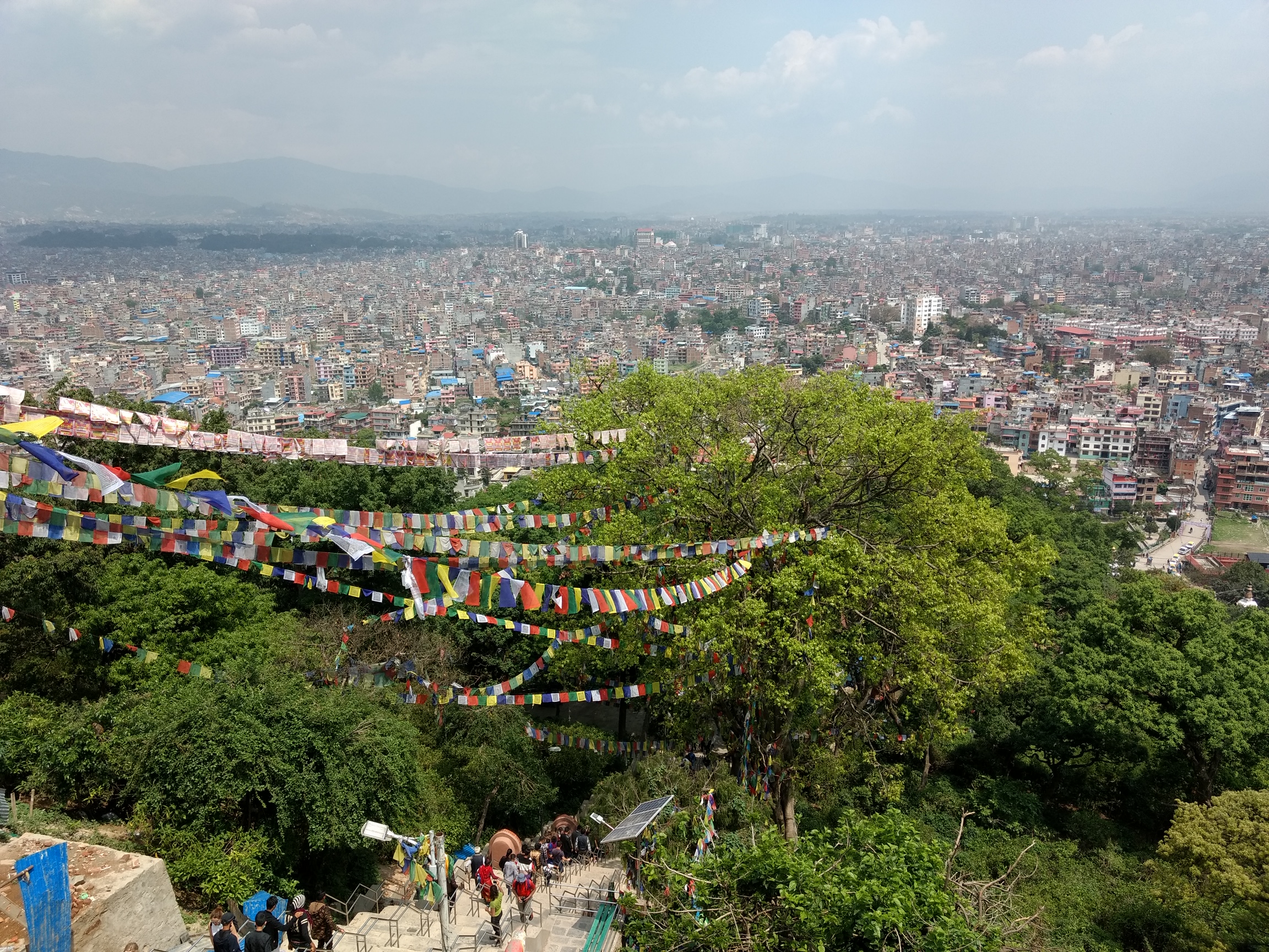 Swayambhunath Stupa or the Monkey Temple in Kathmandu