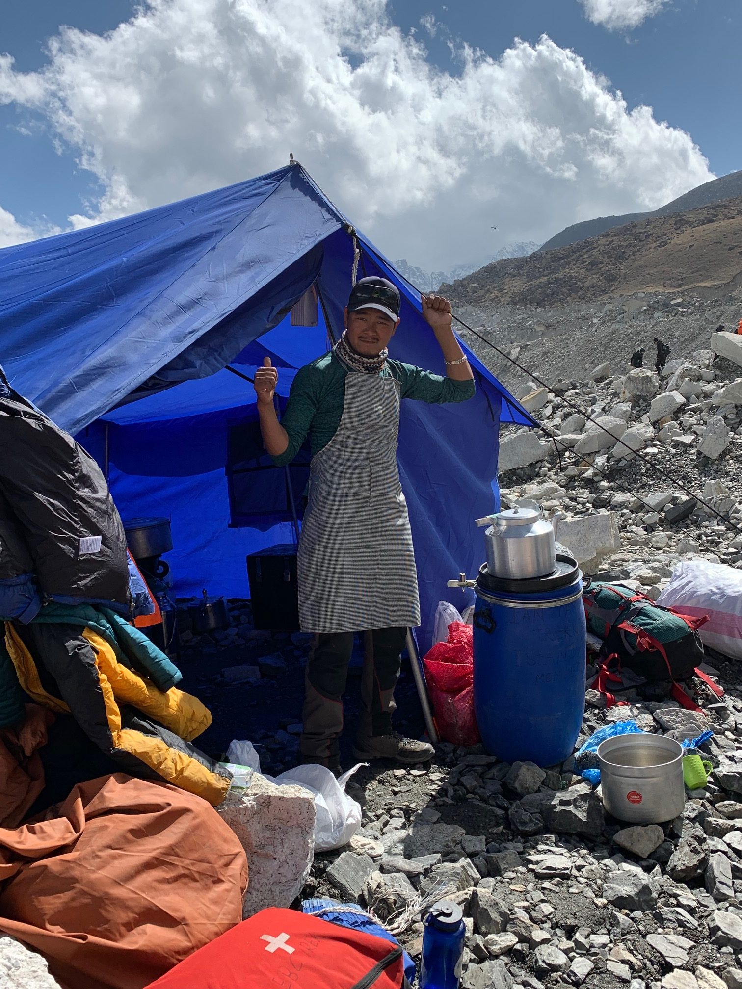 Cooking tent at Everest Base Camp
