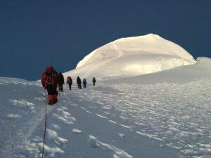 Daily Distances on Mera Peak