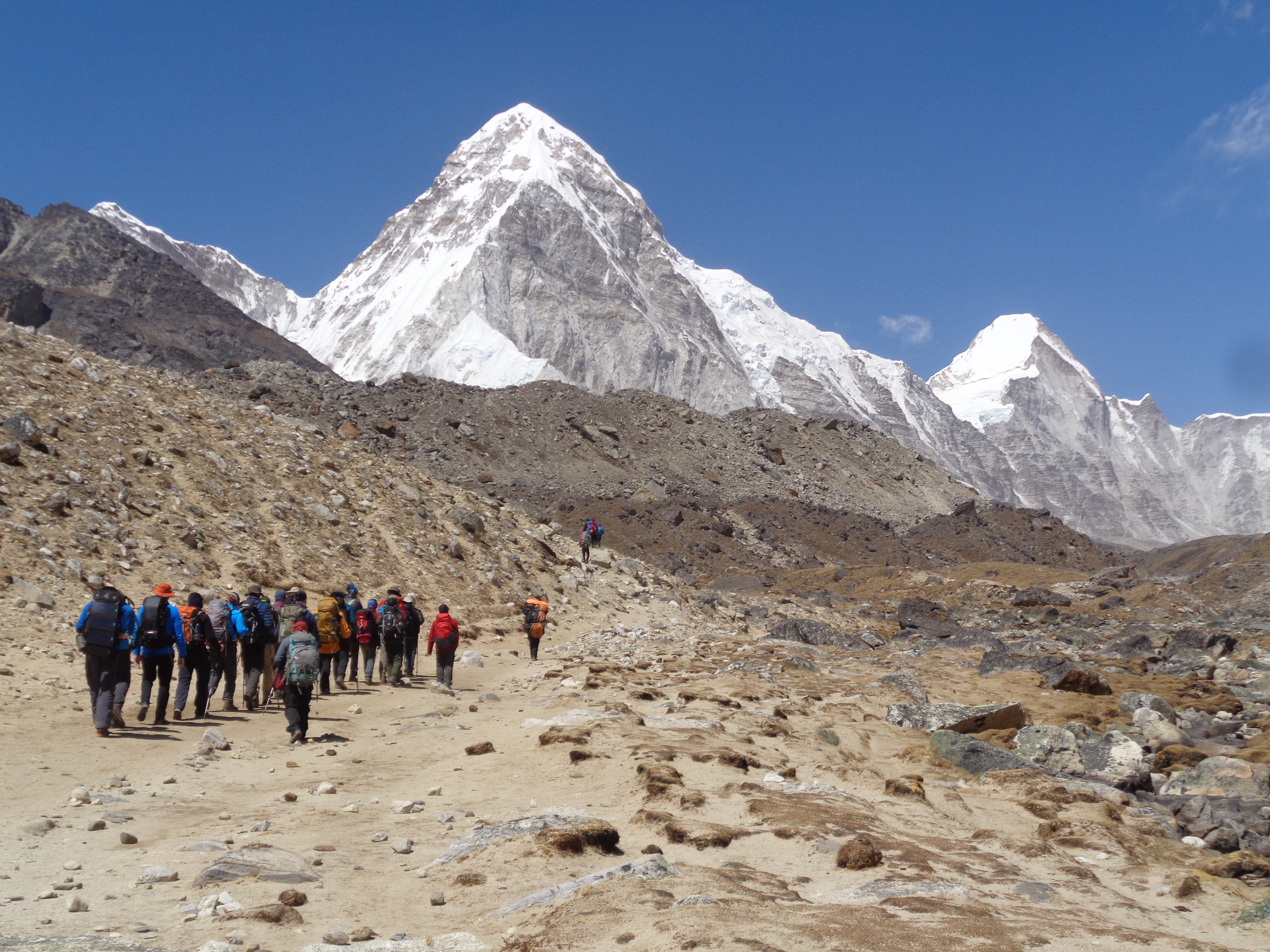 A view of Pumori near Mount Everest