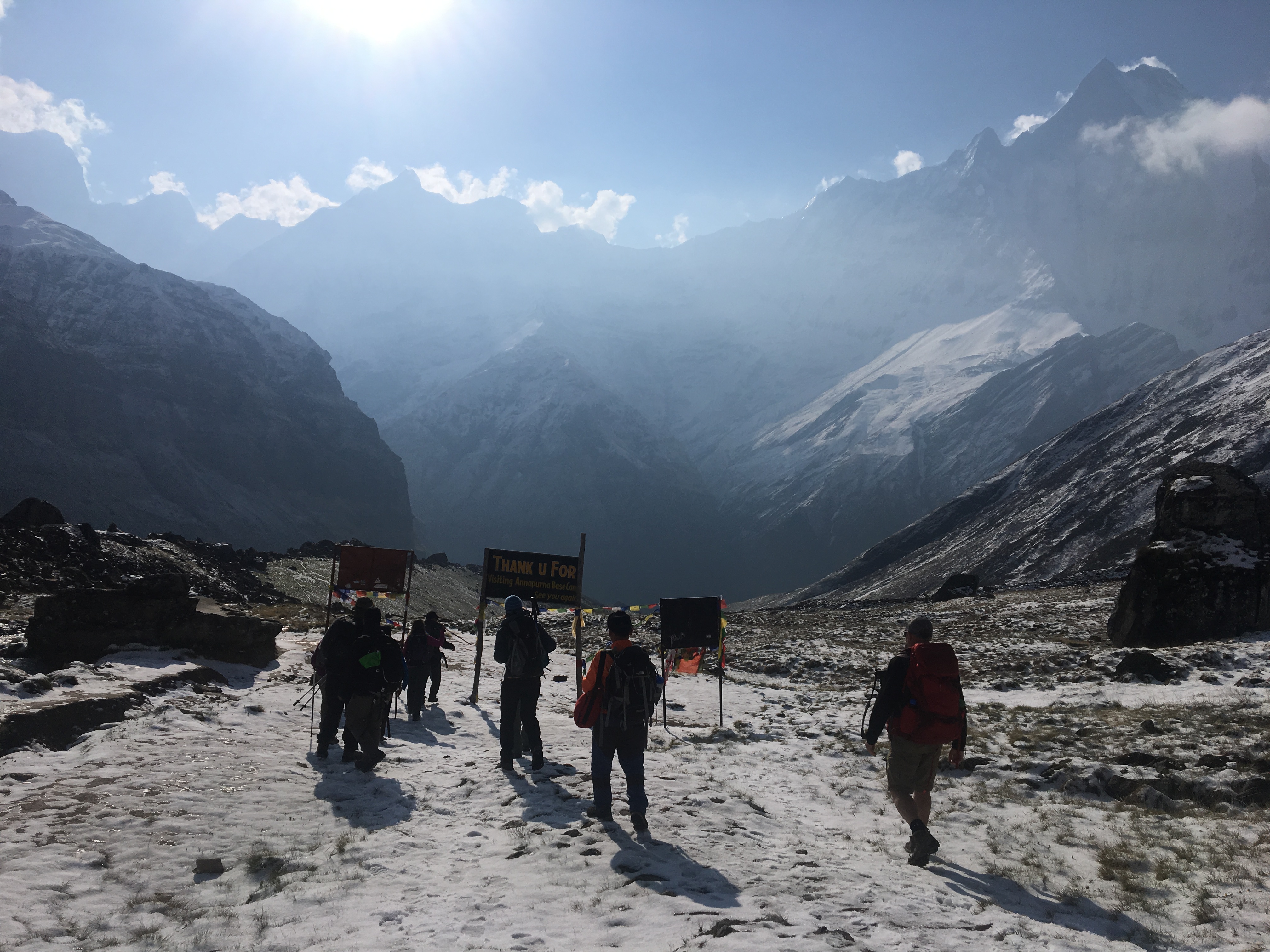 Leaving Annapurna Base Camp
