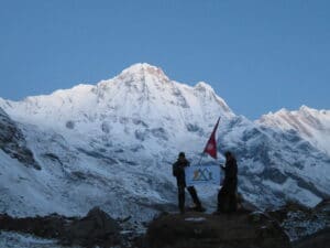 Sunrise at Annapurna Base Camp