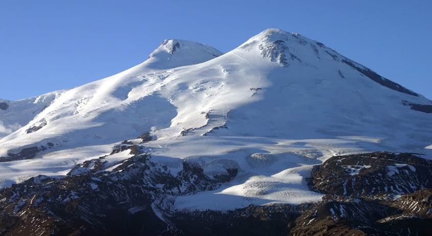 Southern side of Mount Elbrus
