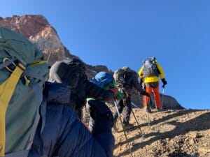 Summit day on Aconcagua