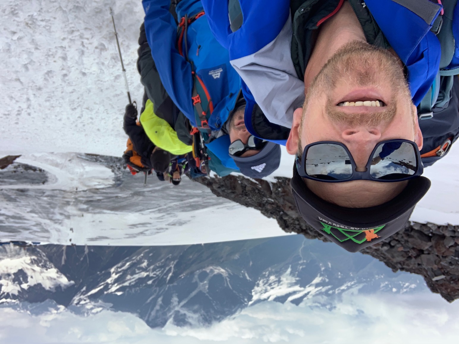 Ian Taylor on Mount Elbrus