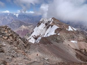 On the summit of Aconcagua