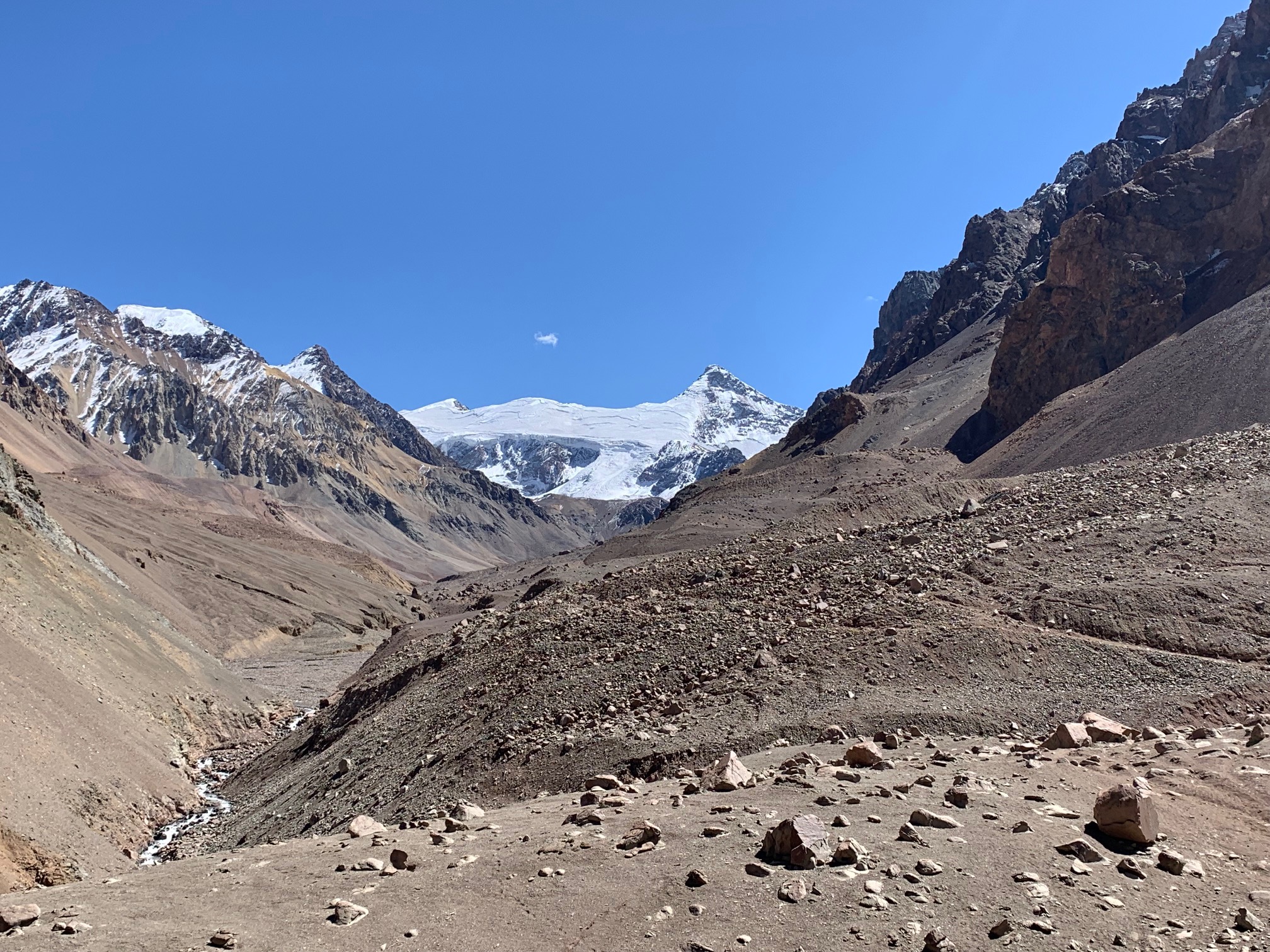 The route into Base Camp