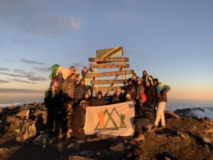 The summit of Kilimanjaro