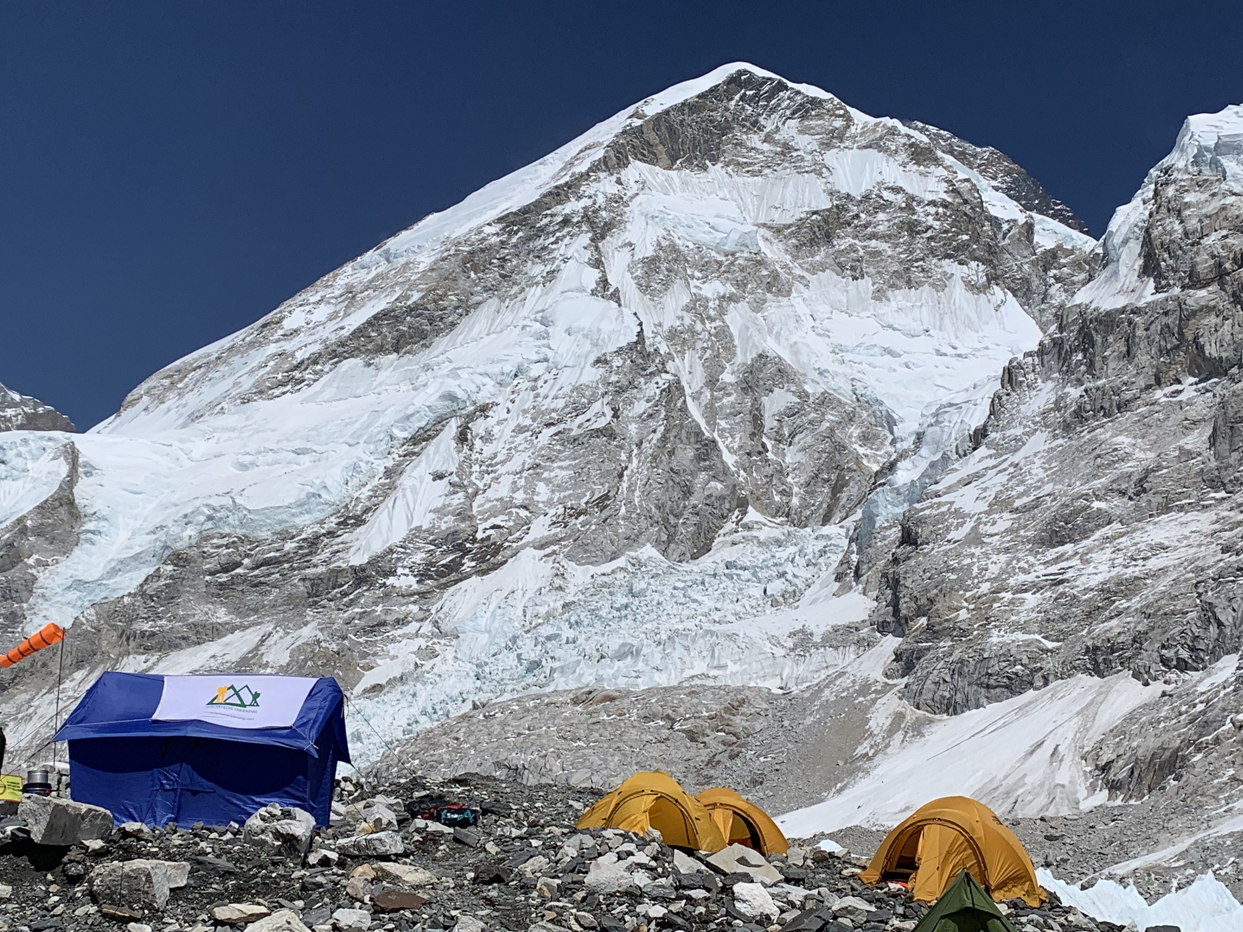 Sleeping at Everest Base Camp