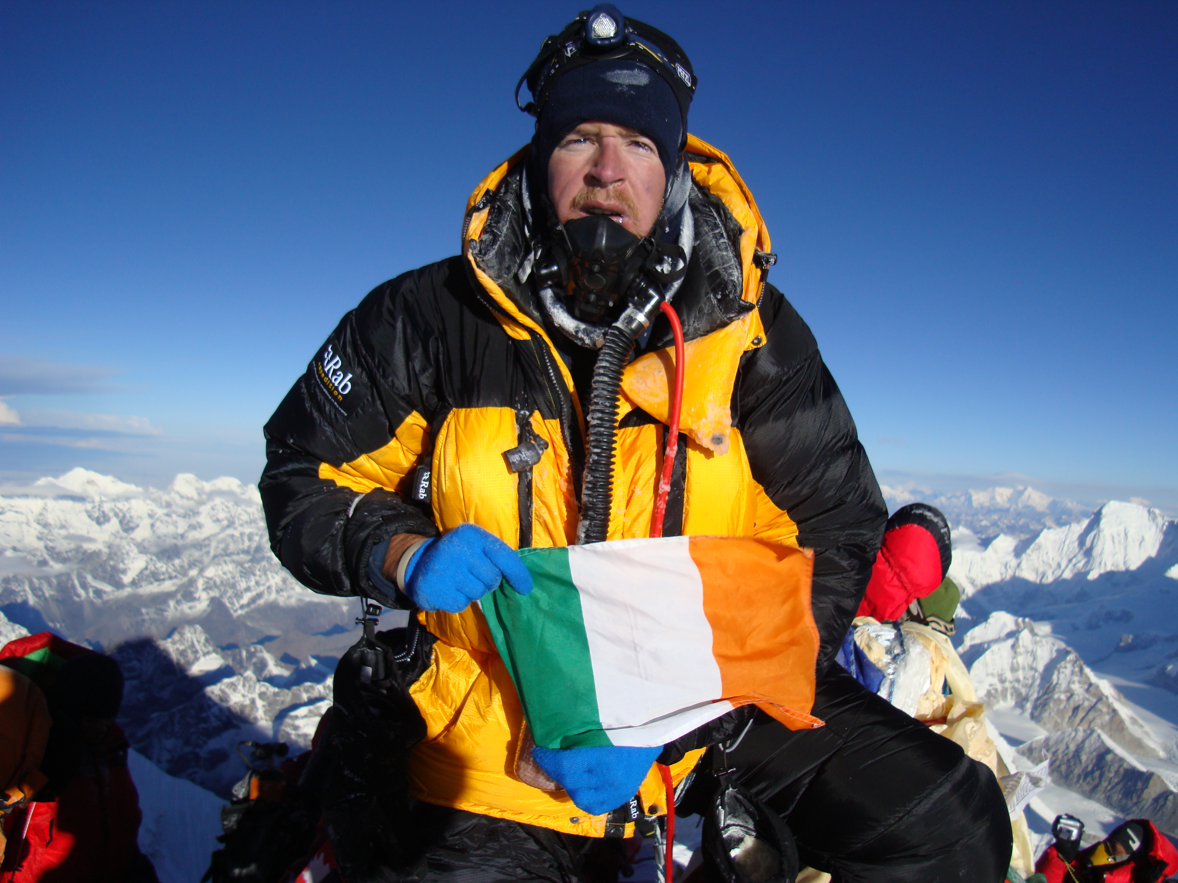The summit of Everest