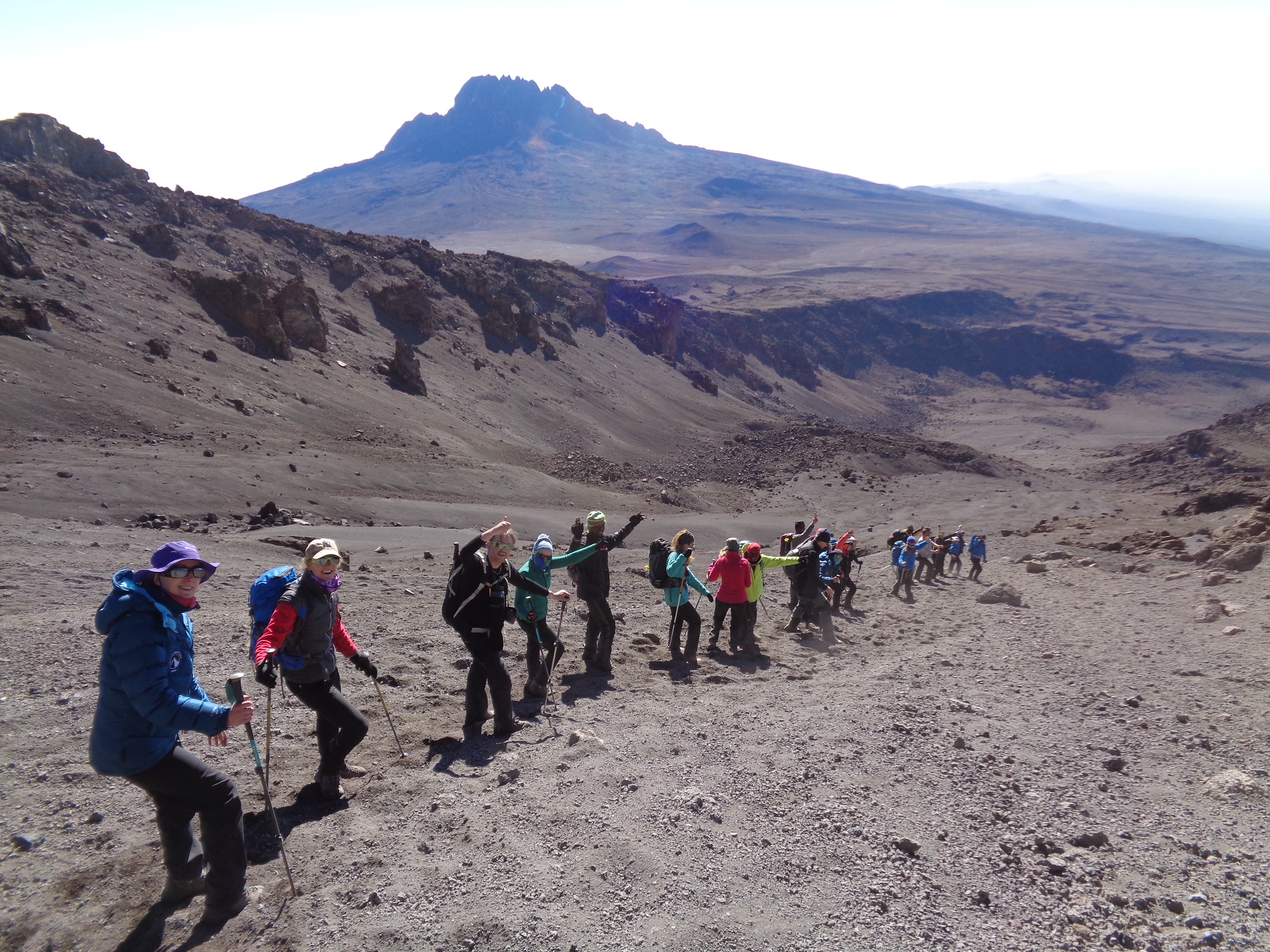The long hike down Kilimanjaro