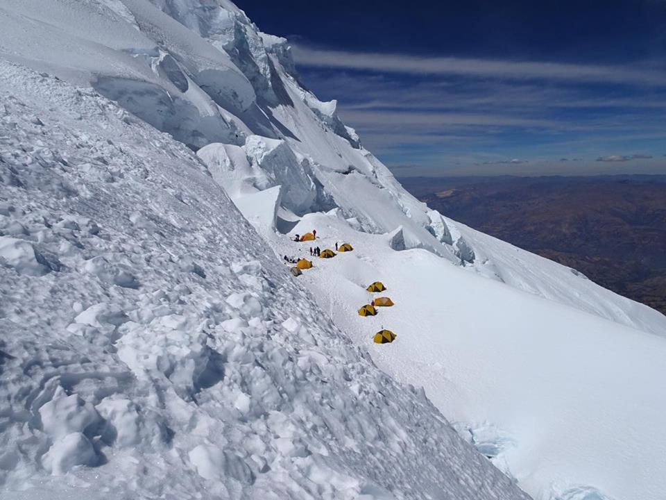 Climbing Huascaran