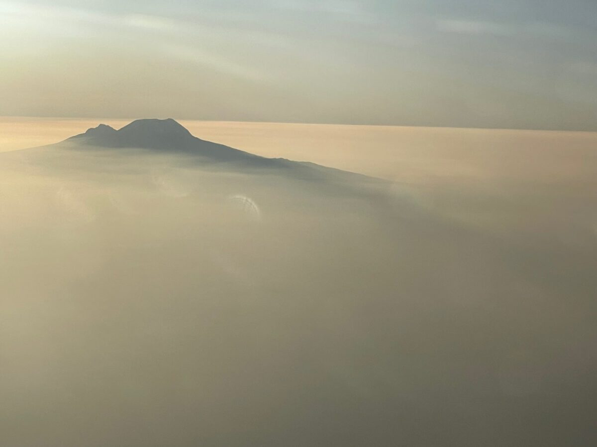 Mount Kilimanjaro from the air