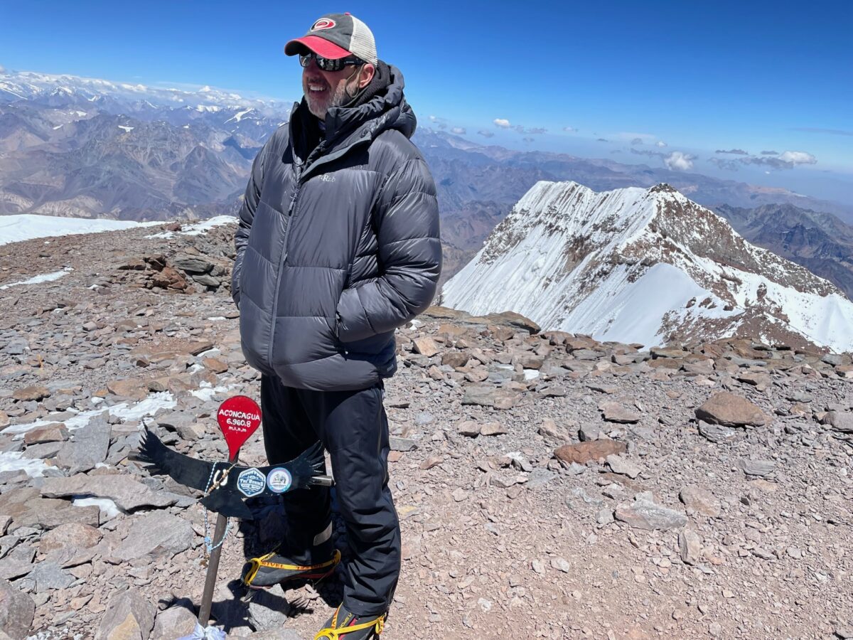 The summit of Aconcagua