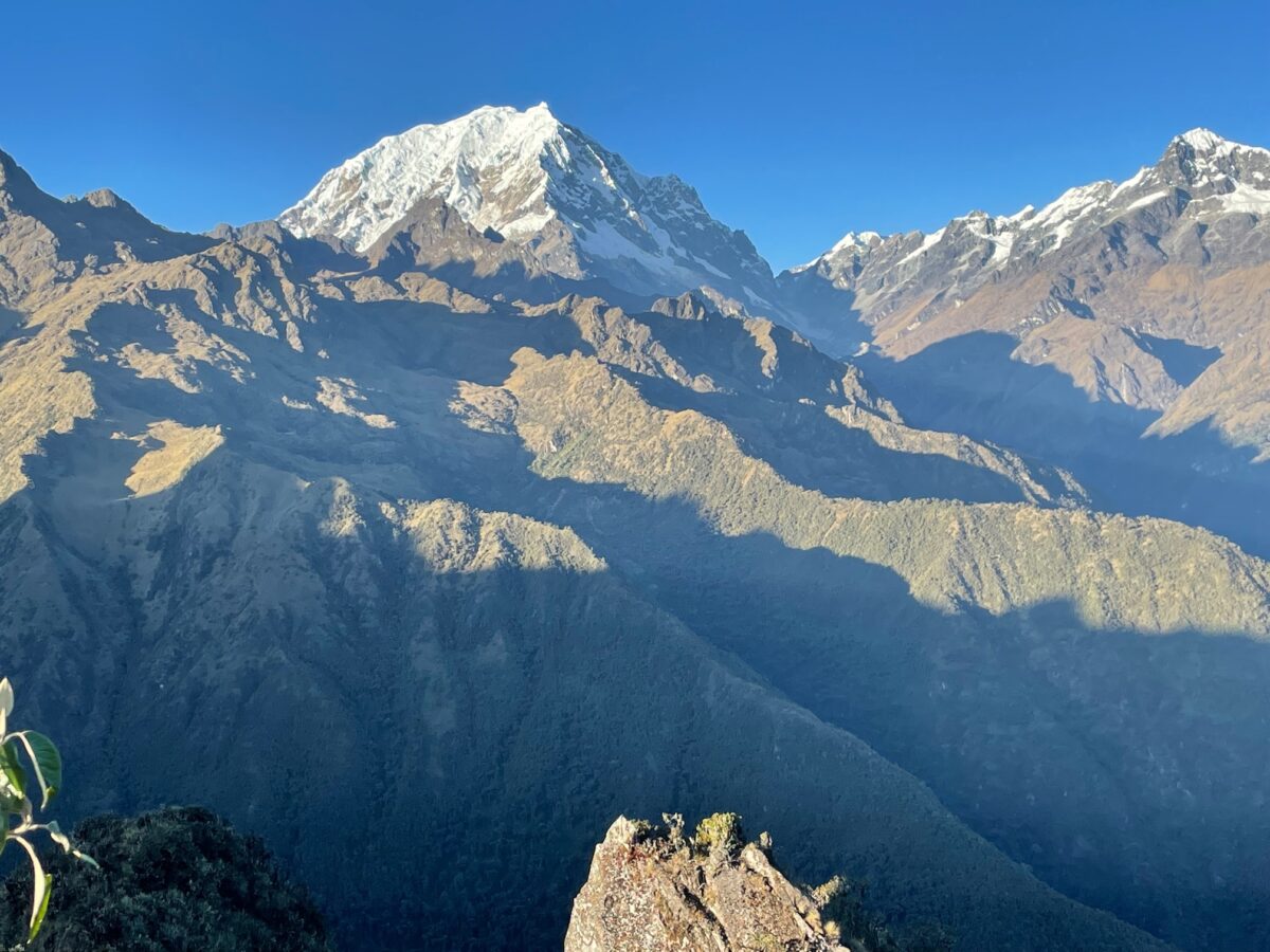 Salkantay peak on route to Machu Picchu
