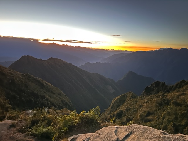 Sunset on the Inca Trail