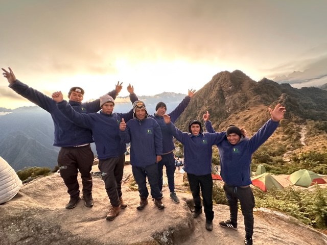 The best team on the Inca Trail.