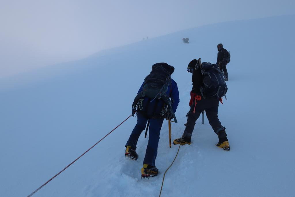 Cayambe is a challenging peak